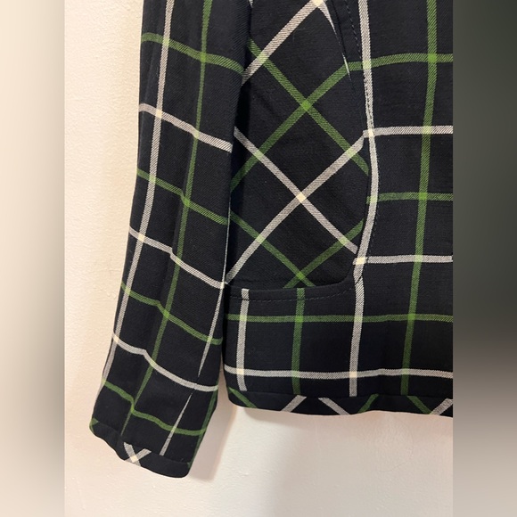 [Kate Spade] Cropped Windowpane Blazer - Picture 13 of 16